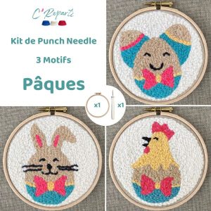 Punch Needle Pâques