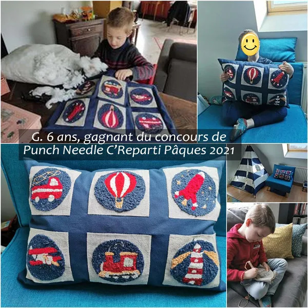 punch needle garçon 6 ans