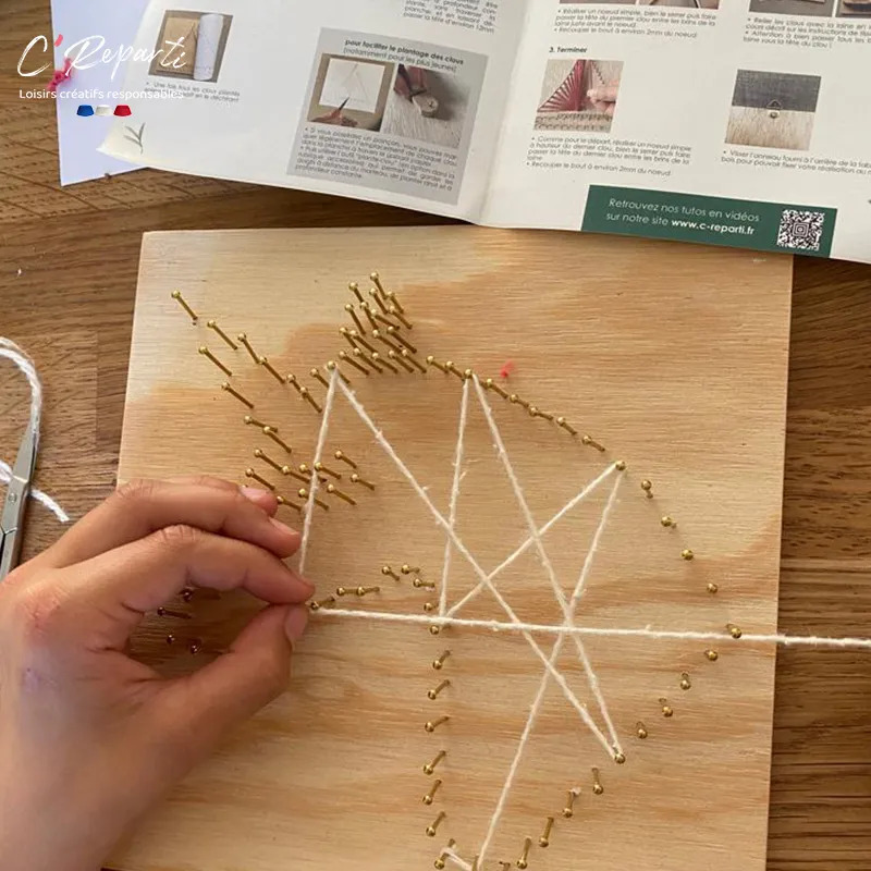 tissage licorne string art