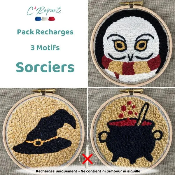 Pack 3 recharges Sorciers