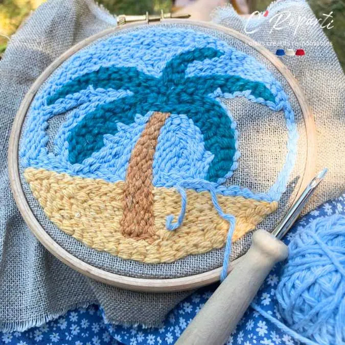 Kit Punch Needle 3 Motifs Eté 2 – Image 3