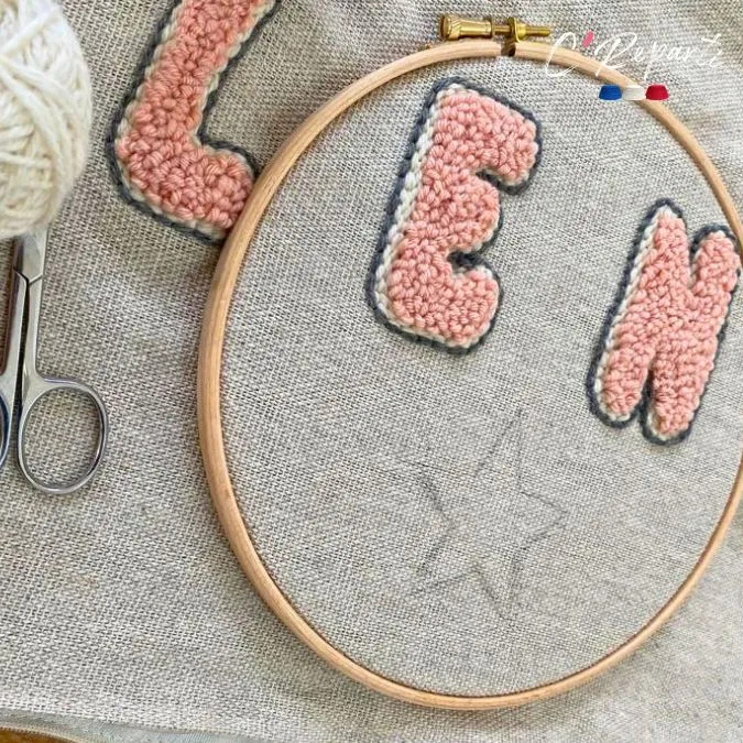 Box coussin Punch Needle Alphabet personnalisé – Image 7