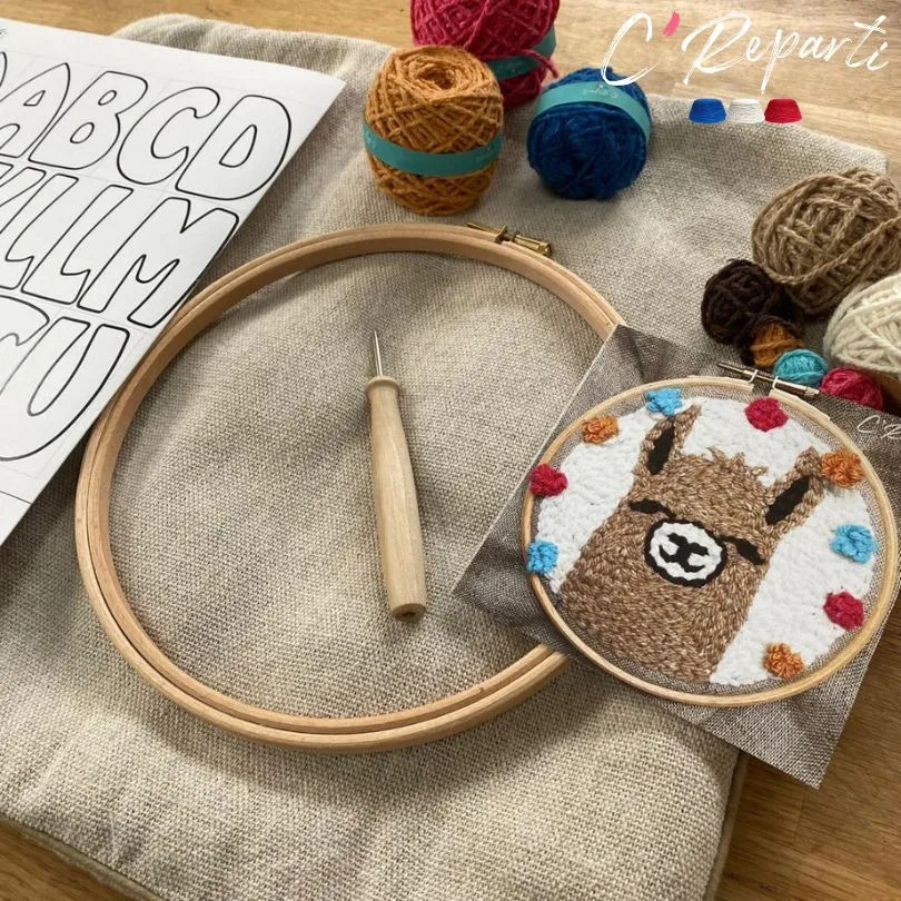 Box coussin Punch Needle Alphabet personnalisé – Image 15