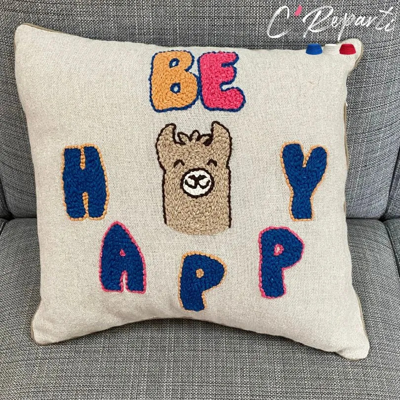 KIT COUSSIN PUNCH NEEDLE BE HAPPY