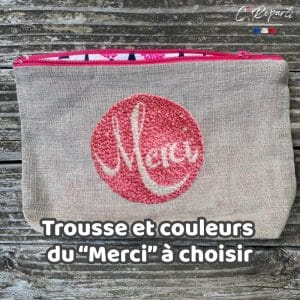 Kit punch needle Trousse GM "Merci" personnalisée