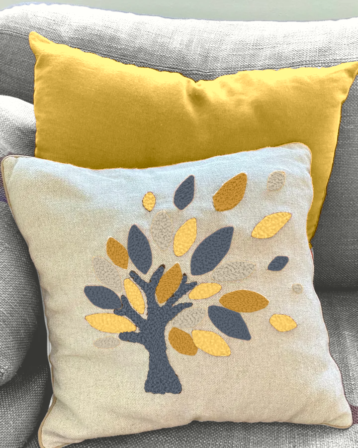 Box coussin Punch Needle personnalisé Arbre – Image 11