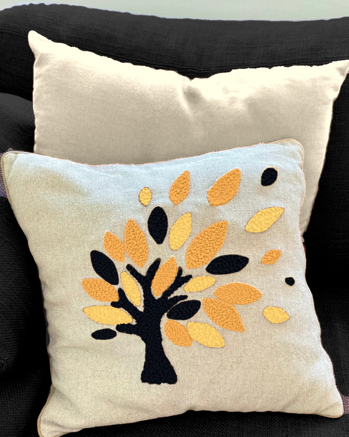 Box coussin Punch Needle personnalisé Arbre – Image 12