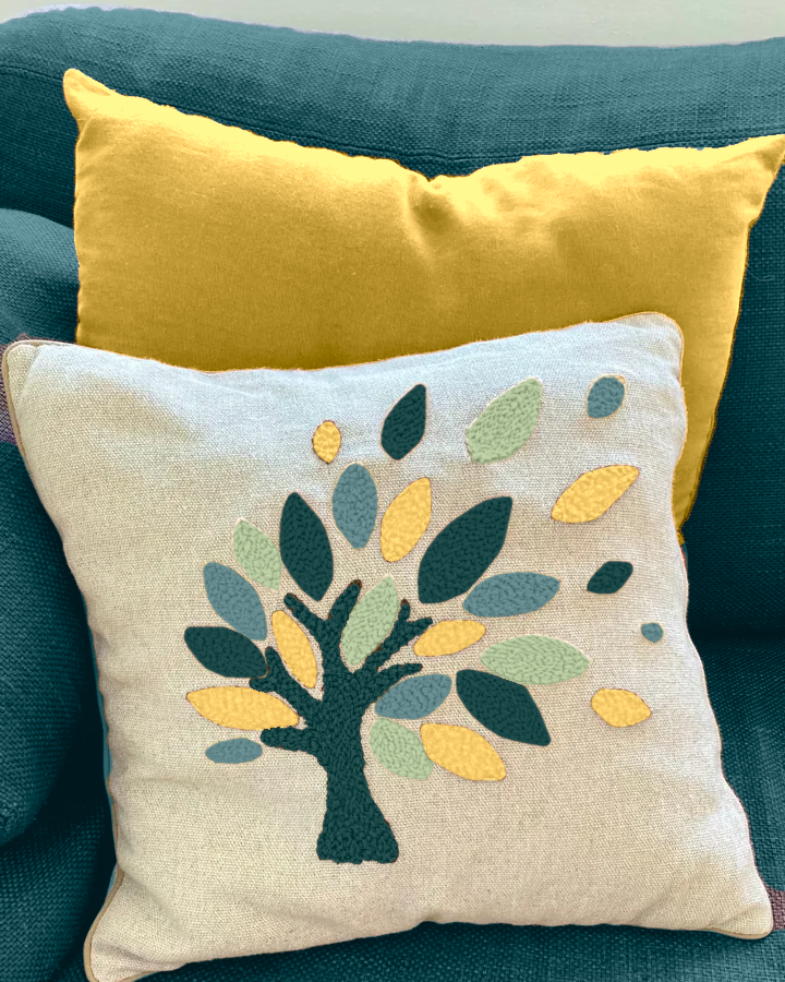 Box coussin Punch Needle personnalisé Arbre – Image 8